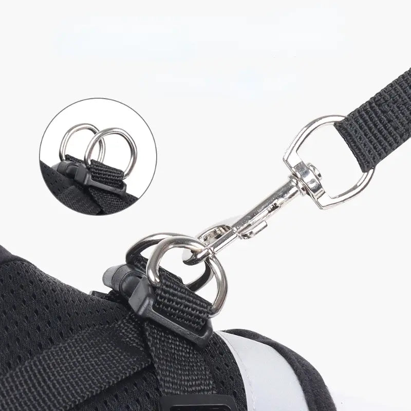 Undershirt Harness Leash Set Mesh, Breathable, Adjustable