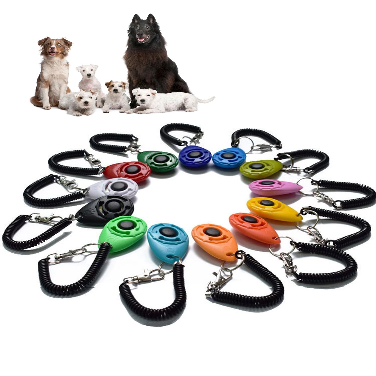 Dog Training Clicker, Adjustable Wrist Strap