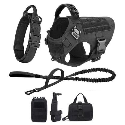 Large, Medium Dog Harness, Collar And Leash Set