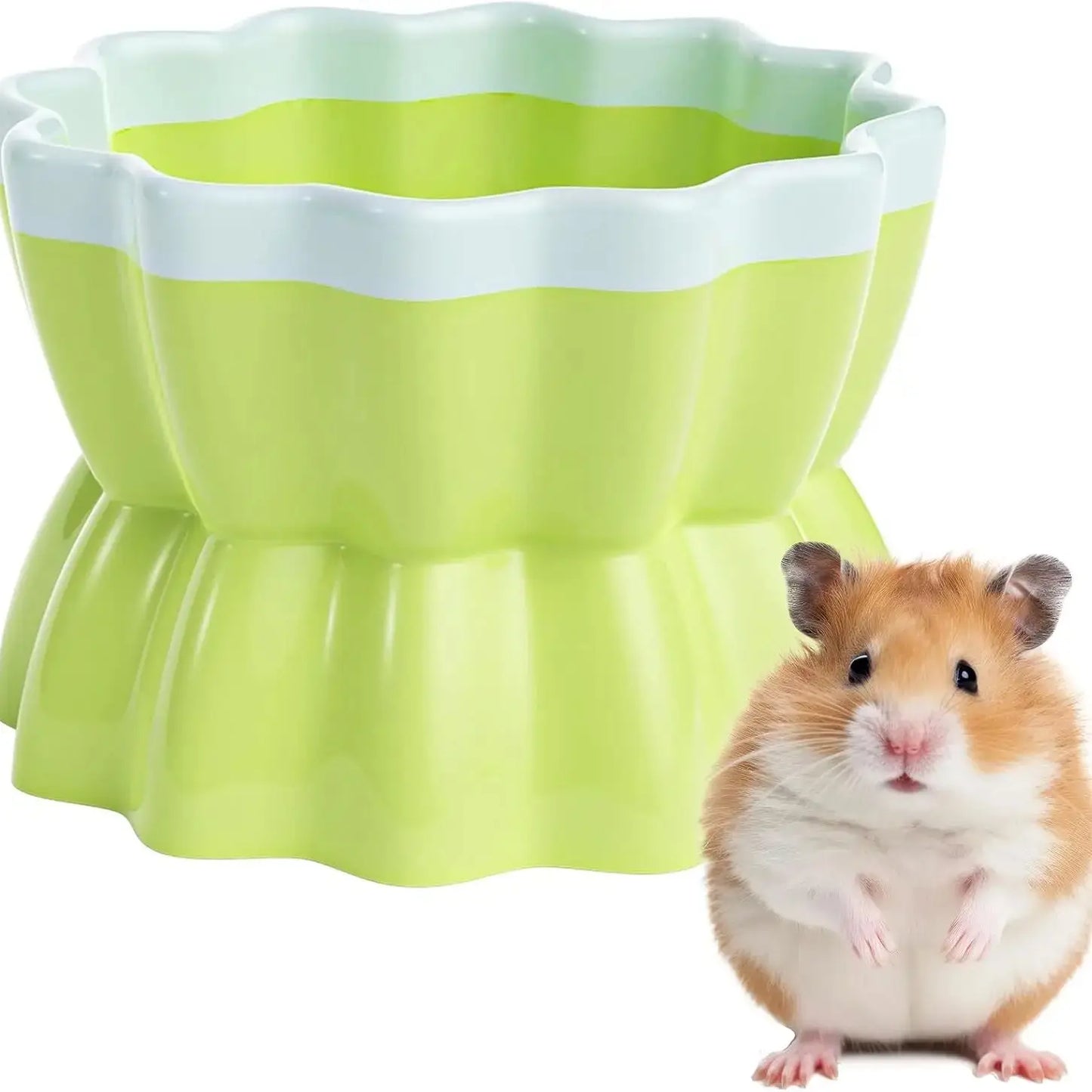 Anti-Tip Ceramic Food Dish