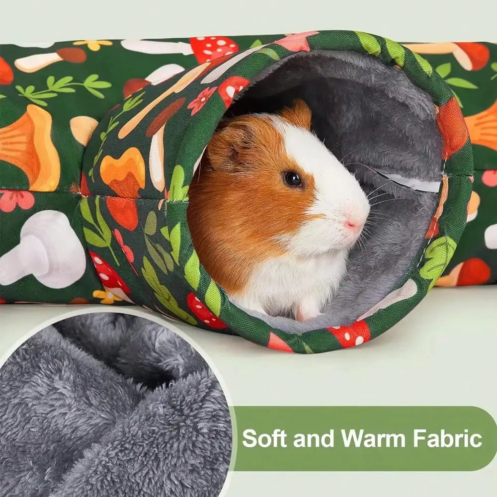3 Way Foldable Guinea Pig Tunnel, Hideout Toy