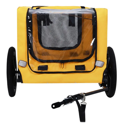 Dog Trailer for Bicycle, Easy Folding Frame,