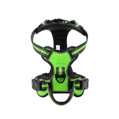 Nylon Dog Harness, Reflective, Breathable, No Pull