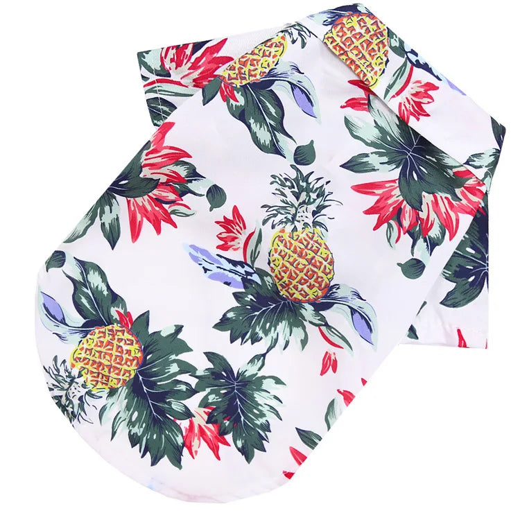 Hawaiian Style Dog Summer Clothing