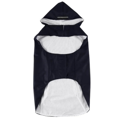 Dog Raincoat, Hooded Jacket, Reflective Stripe