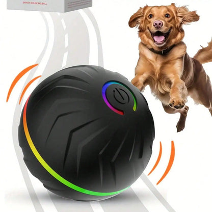 LED Light Smart Rolling Dog Ball Interactive Play Toy