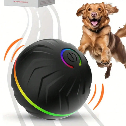 LED Light Smart Rolling Dog Ball Interactive Play Toy