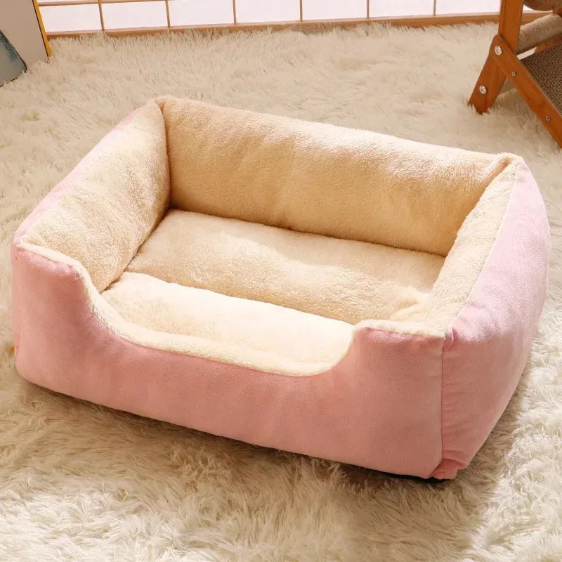 Plush Pet Bed, Winter Warm