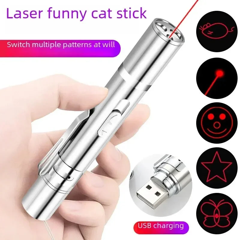 USB Rechargeable Infrared Laser Projection Cat Toy