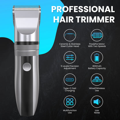 Dog Hair Clipper, 2 Power Modes, Rechargeable