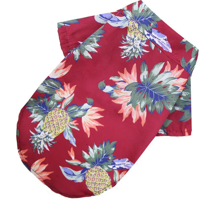 Hawaiian Style Dog Summer Clothing
