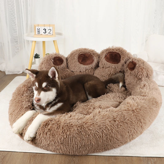 Fluffy Dog Bed Winter Warm Large Pets