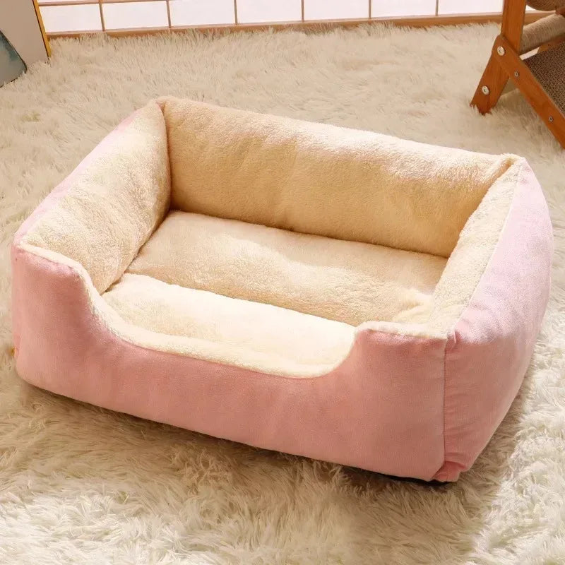Plush Pet Bed, Winter Warm