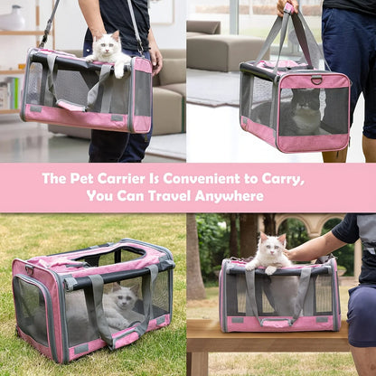 Pet Carrier for Large and Medium Cats Soft-Sided
