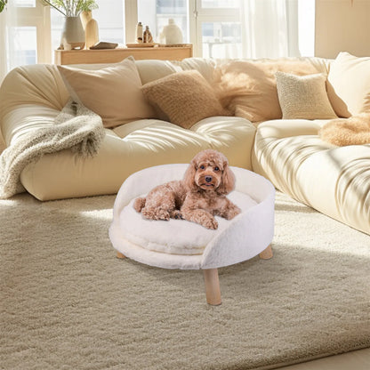 Pet Sofa Bed Raised, Removable Cushion