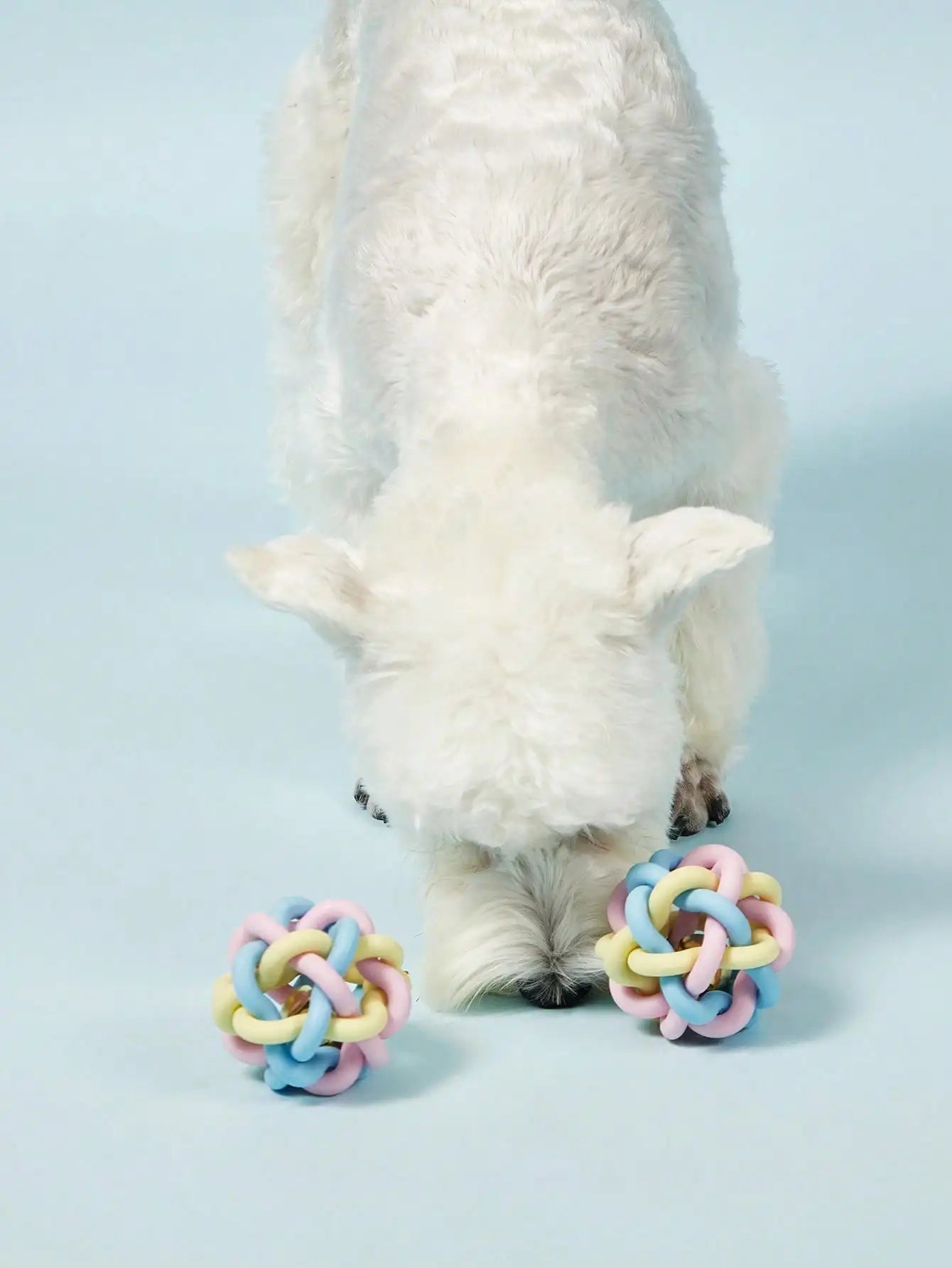 Pet Braided Bell Ball Toy For Entertainment