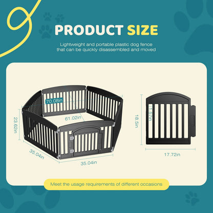 Dog Playpen, Expandable, Folding, Portable