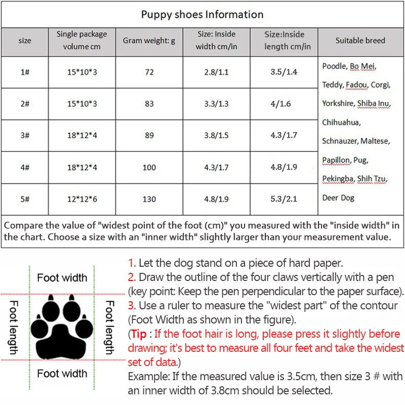 Protection Paw Pet Shoes, Breathable, Non-Slip, Reflective