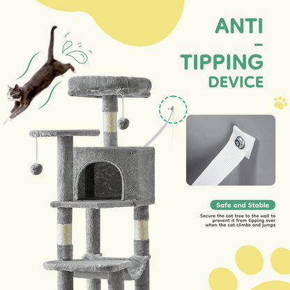 Multi-Cat Climbing Tower for Indoor Cat