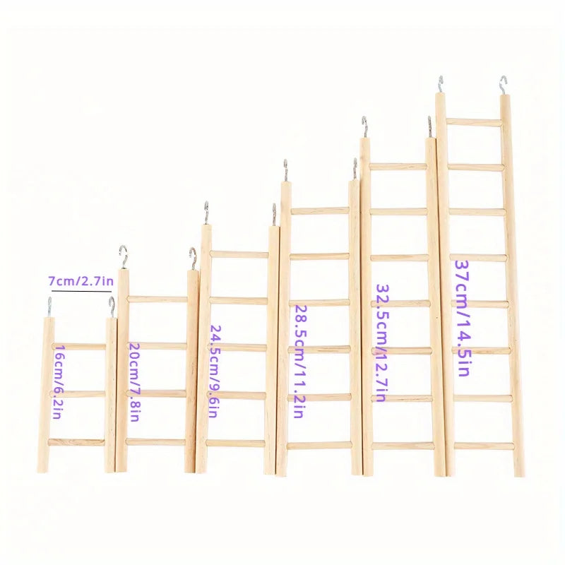 Wooden Bird/ Small Animal Climbing Ladder,