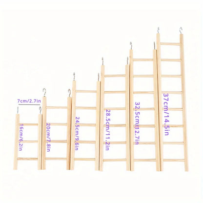 Wooden Bird/ Small Animal Climbing Ladder,