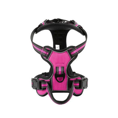 Nylon Dog Harness, Reflective, Breathable, No Pull