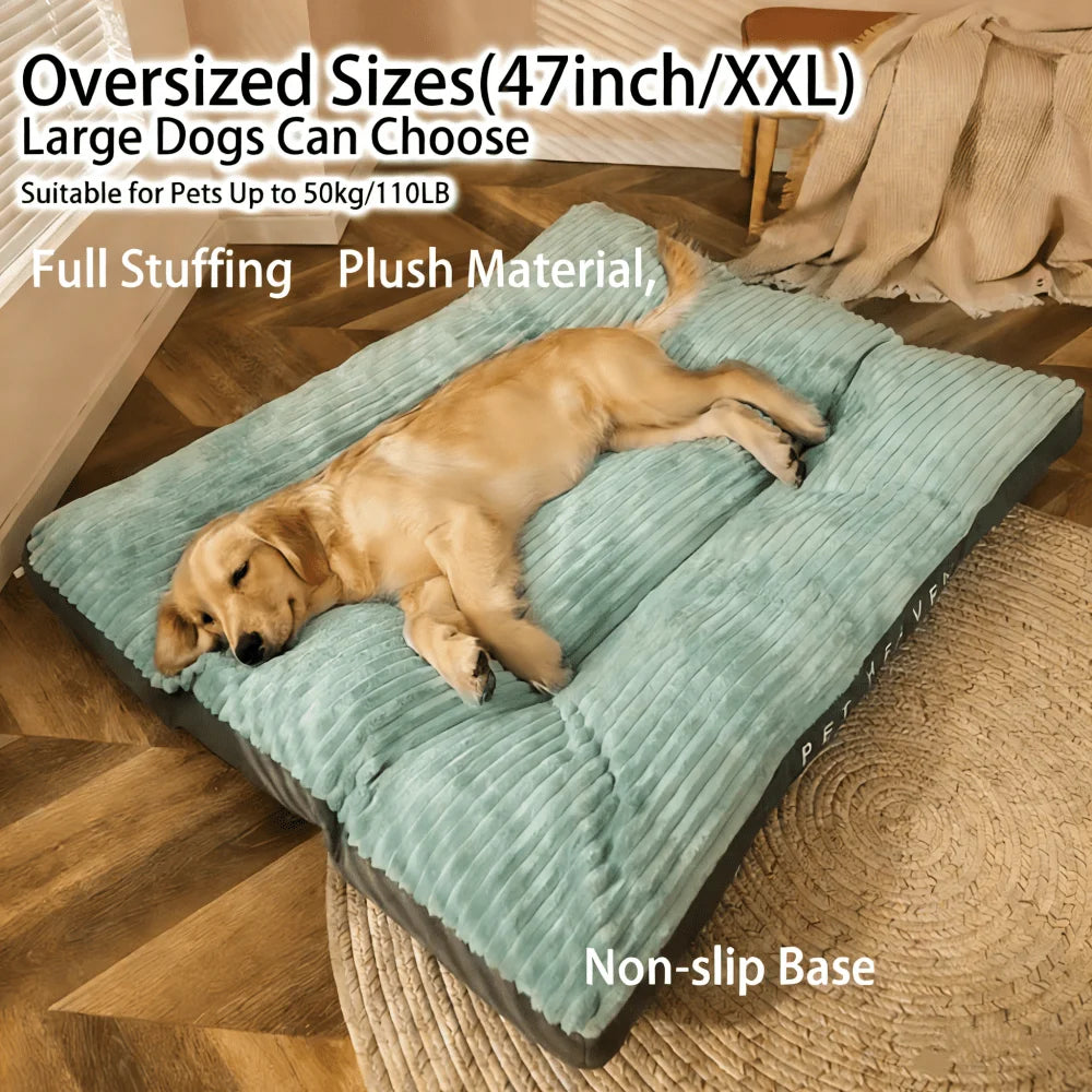 Large, All-Season Bed For Cats & Dogs Non-Slip