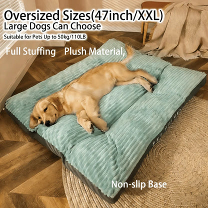 Large, All-Season Bed For Cats & Dogs Non-Slip