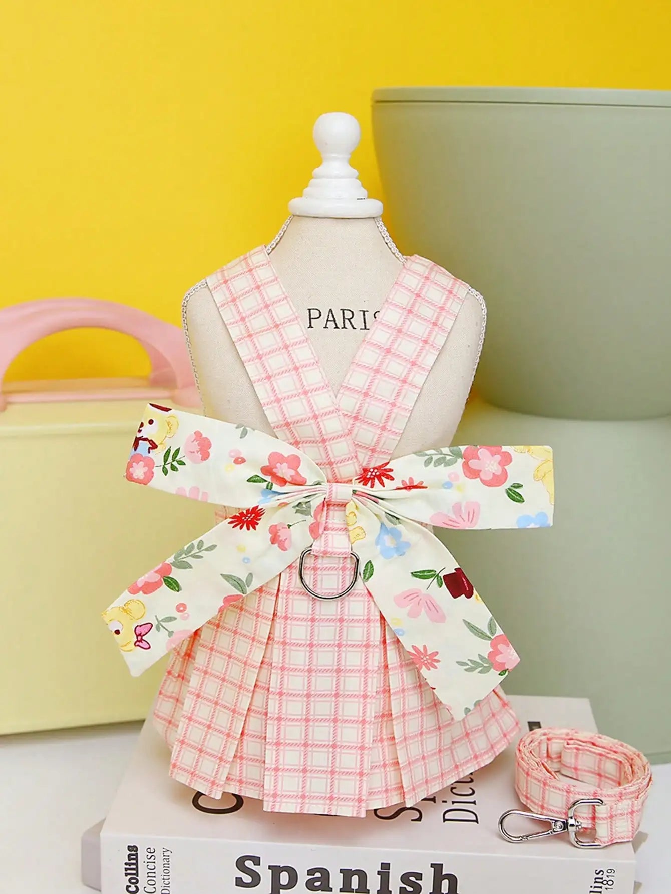 Princess Skirt Pet Harness Leash Set
