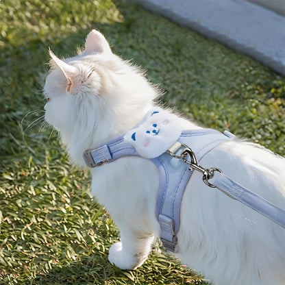 Pet Harness and Leash Set, Suitable For Small-Large Pets