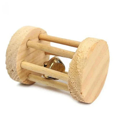 Rabbit Roller Toys Natural Wooden Pine