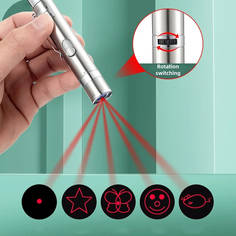 USB Rechargeable Infrared Laser Projection Cat Toy