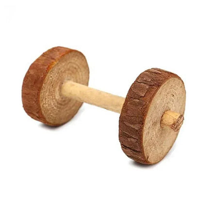 Rabbit Roller Toys Natural Wooden Pine