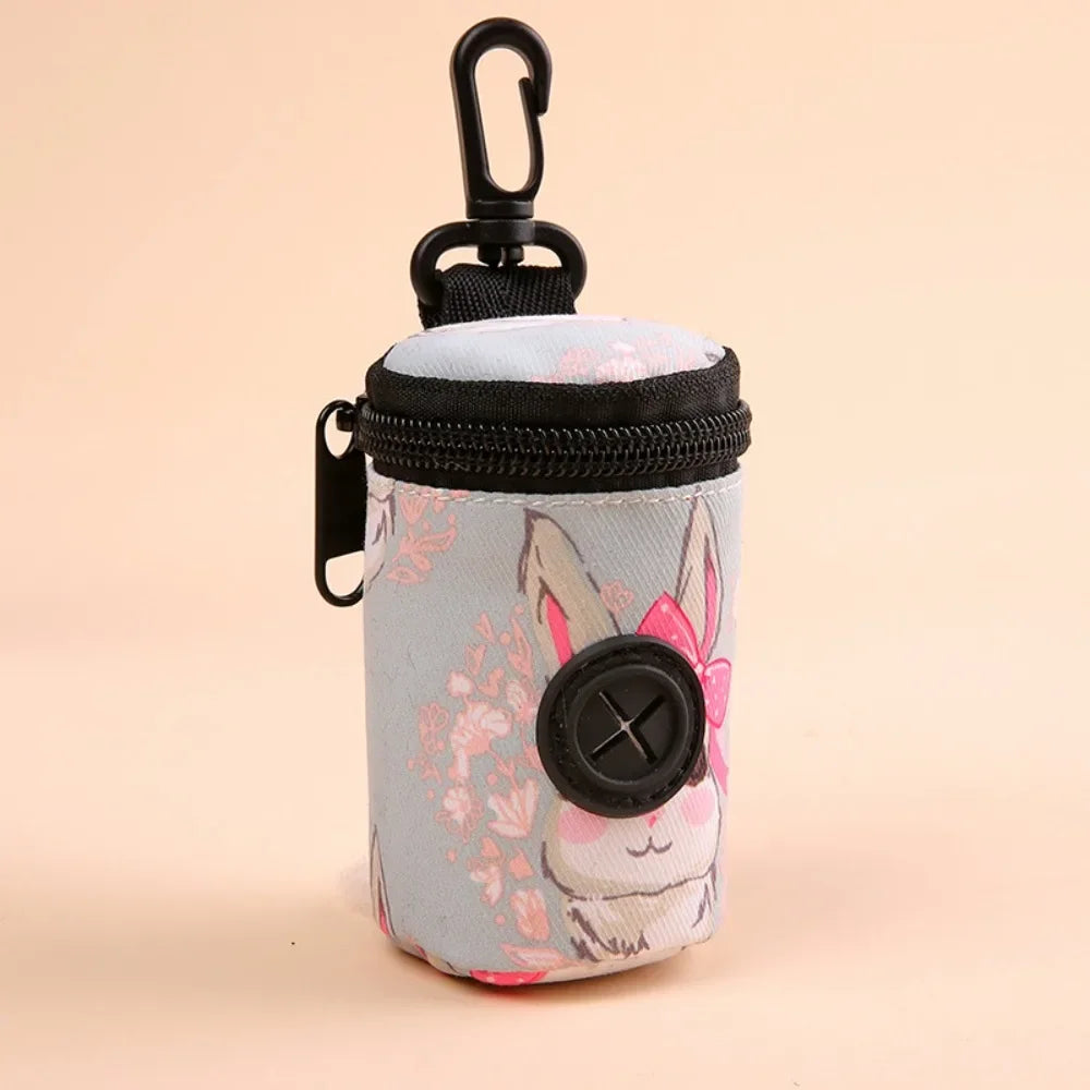Hangable Dog Poop Bag Dispenser Zipper Top