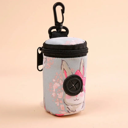 Hangable Dog Poop Bag Dispenser Zipper Top