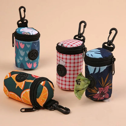 Hangable Dog Poop Bag Dispenser Zipper Top