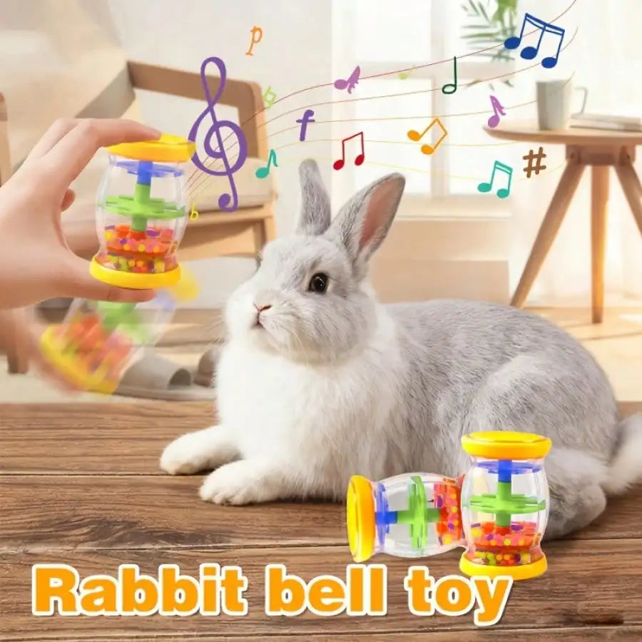 Interactive Rattle Rabbit Toy, Indoor