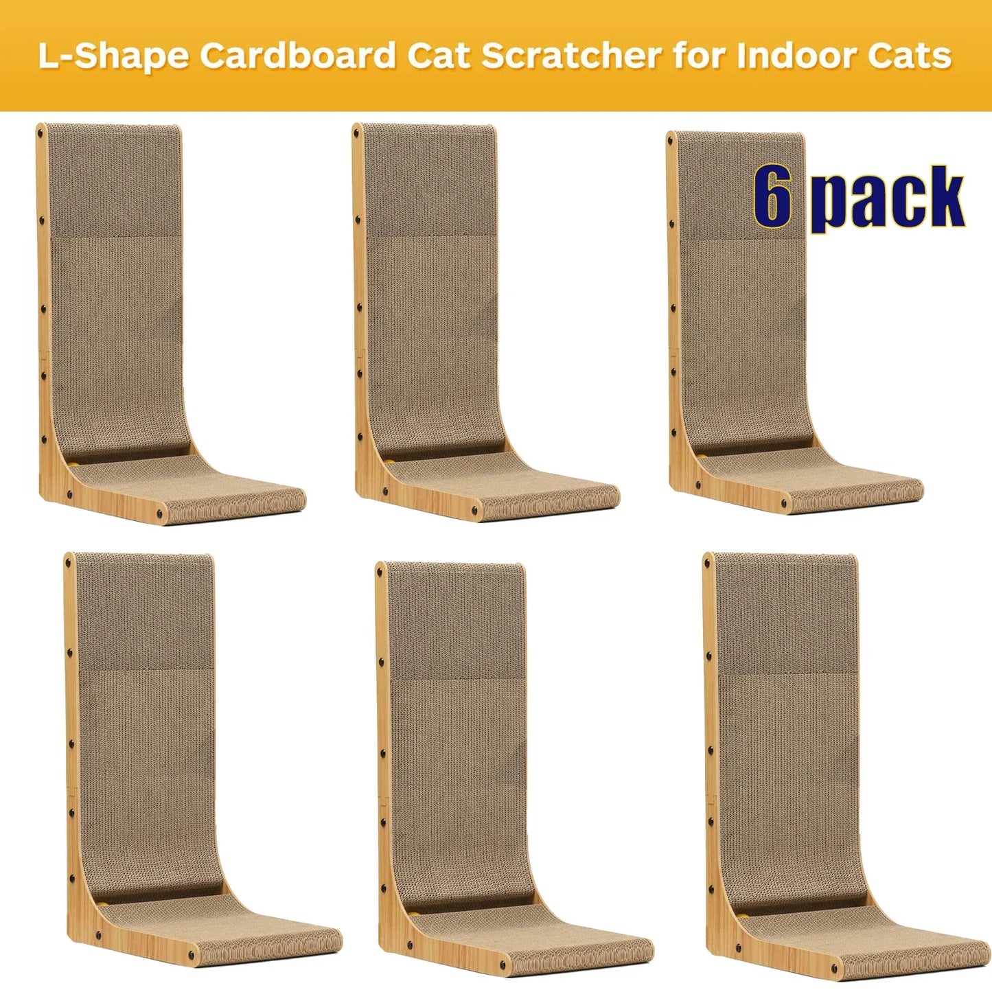 Indoor L Shaped Cat Scratching Post