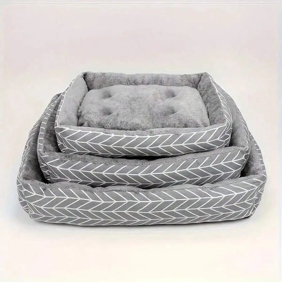 Super Soft, Plush Dog Cat Bed, Anti-Slip