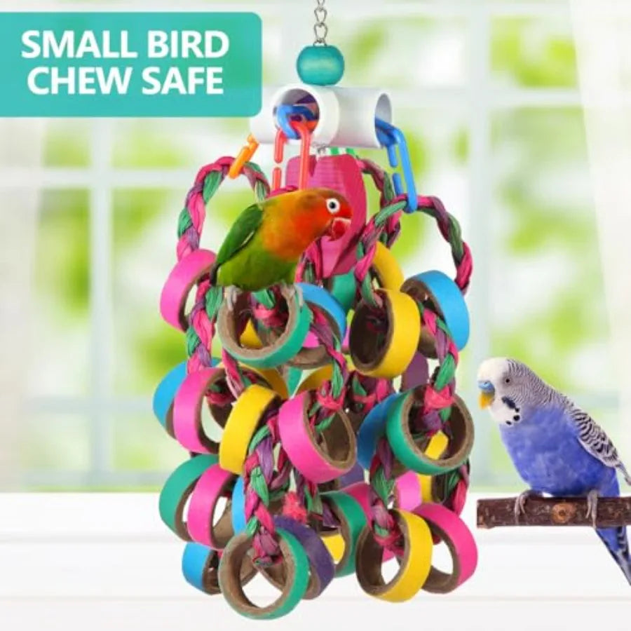 Bird Foraging, Shredde, Chew Rings