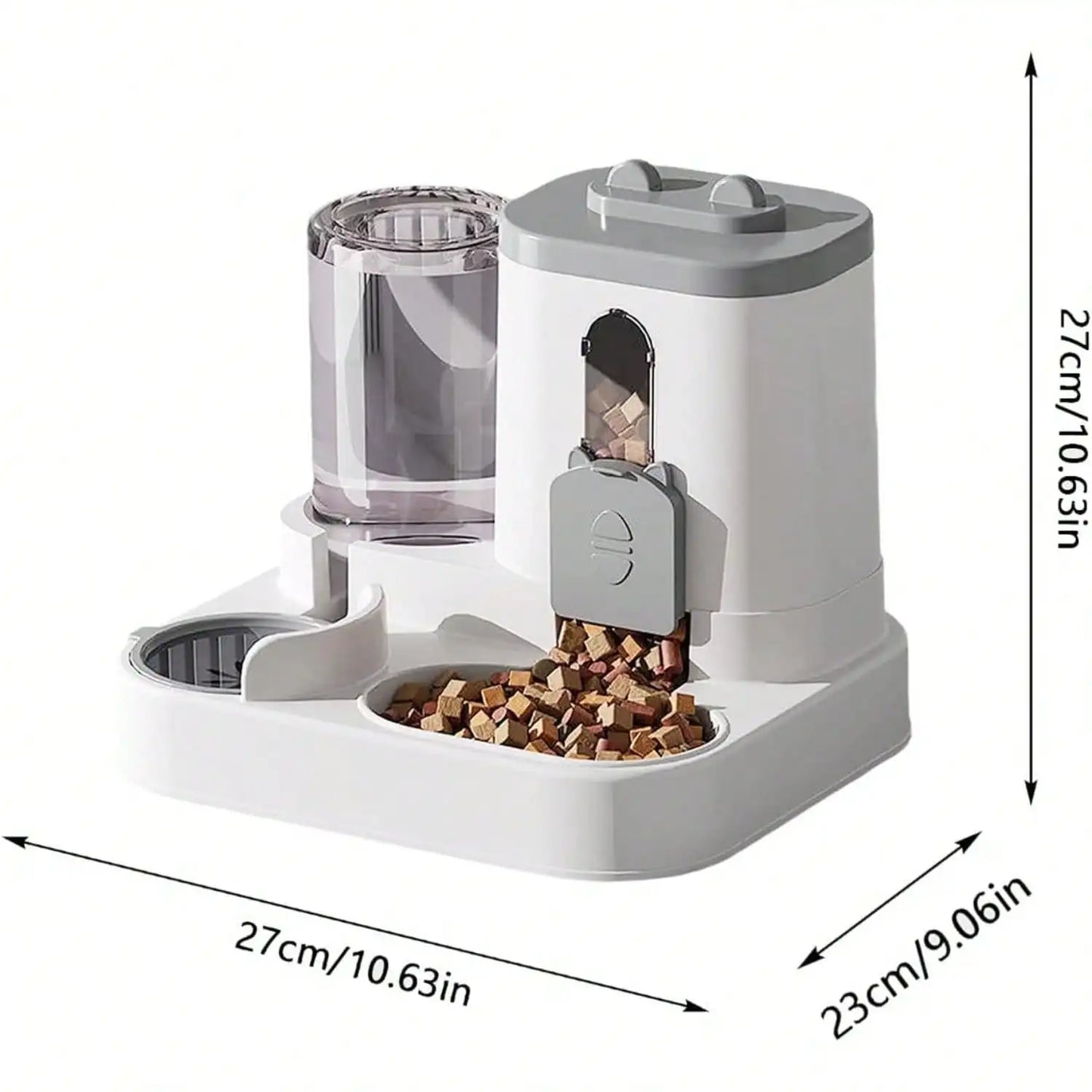2L Cat Feeder and Water Dispenser, Automatic