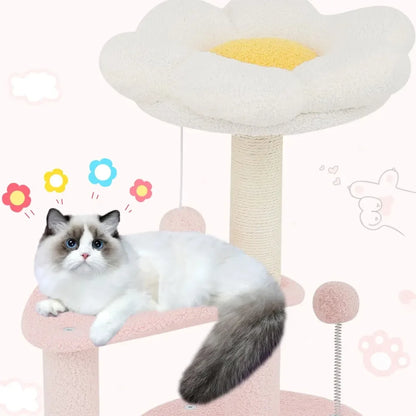 Cat Tower, Activity Tree For Indoor Cats, Cozy Condo