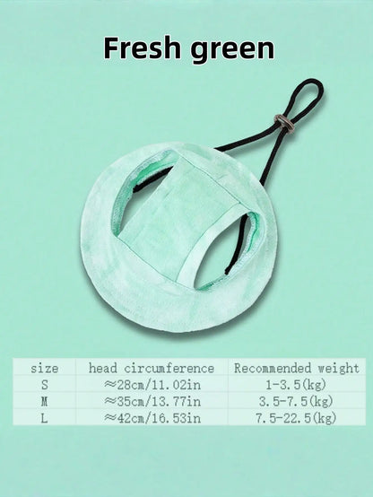 Sun Hat With Ear Holes Adjustable Chin Strap
