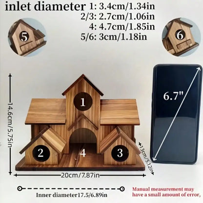 Outdoor Bird House, Hanging Nesting Box