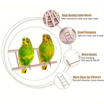 Wooden Bird/ Small Animal Climbing Ladder,