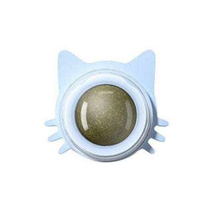 The Wall Cat Ball, Lickable Snack, Self-Rotating, Teeth Cleaning