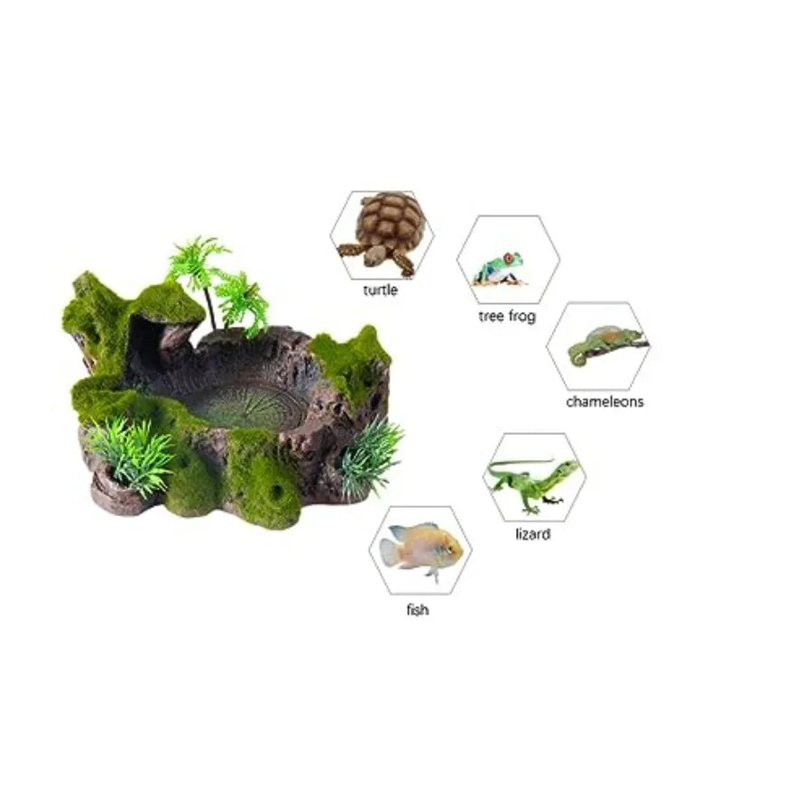Reptile Tank Decor, Artificial Plants