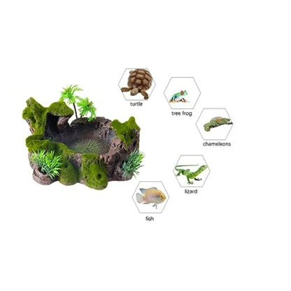 Reptile Tank Decor, Artificial Plants