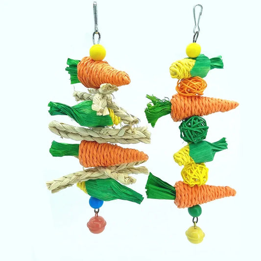 1pc Random Color & Style, Woven Vine, Chew Toy for Small Pets