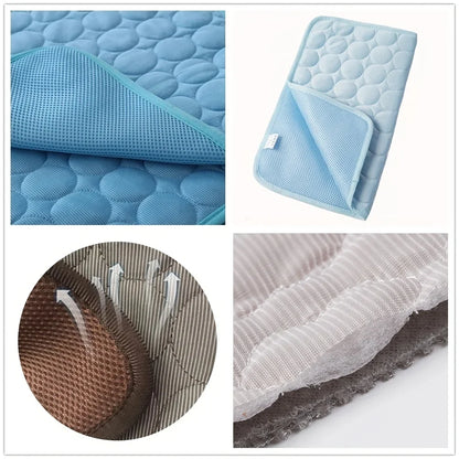 Dog Cooling Mat for Summer, Fits Bed, Floor